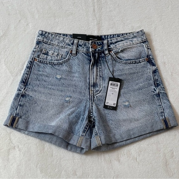 Vero Moda Pants - Vero Moda Joana High Rise Acid Shorts size XS